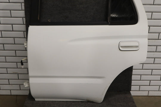 1996 - 2002 Toyota 4Runner Left Rear Door No Molding White 056