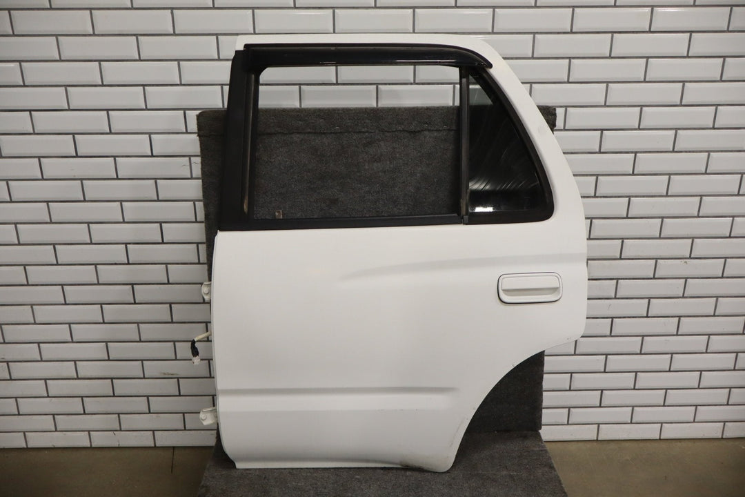 1996 - 2002 Toyota 4Runner Left Rear Door No Molding White 056