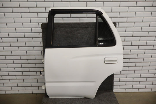 1996 - 2002 Toyota 4Runner Left Rear Door No Molding White 056
