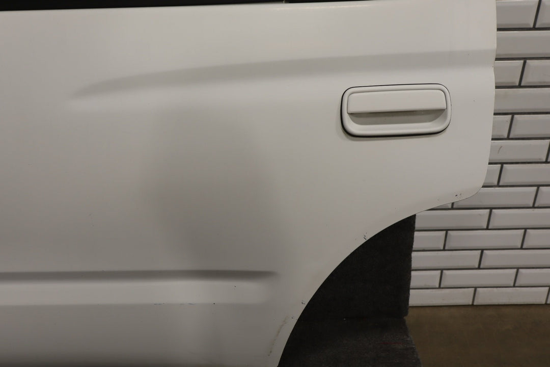 1996 - 2002 Toyota 4Runner Left Rear Door No Molding White 056