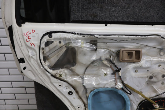 1996 - 2002 Toyota 4Runner Left Rear Door No Molding White 056