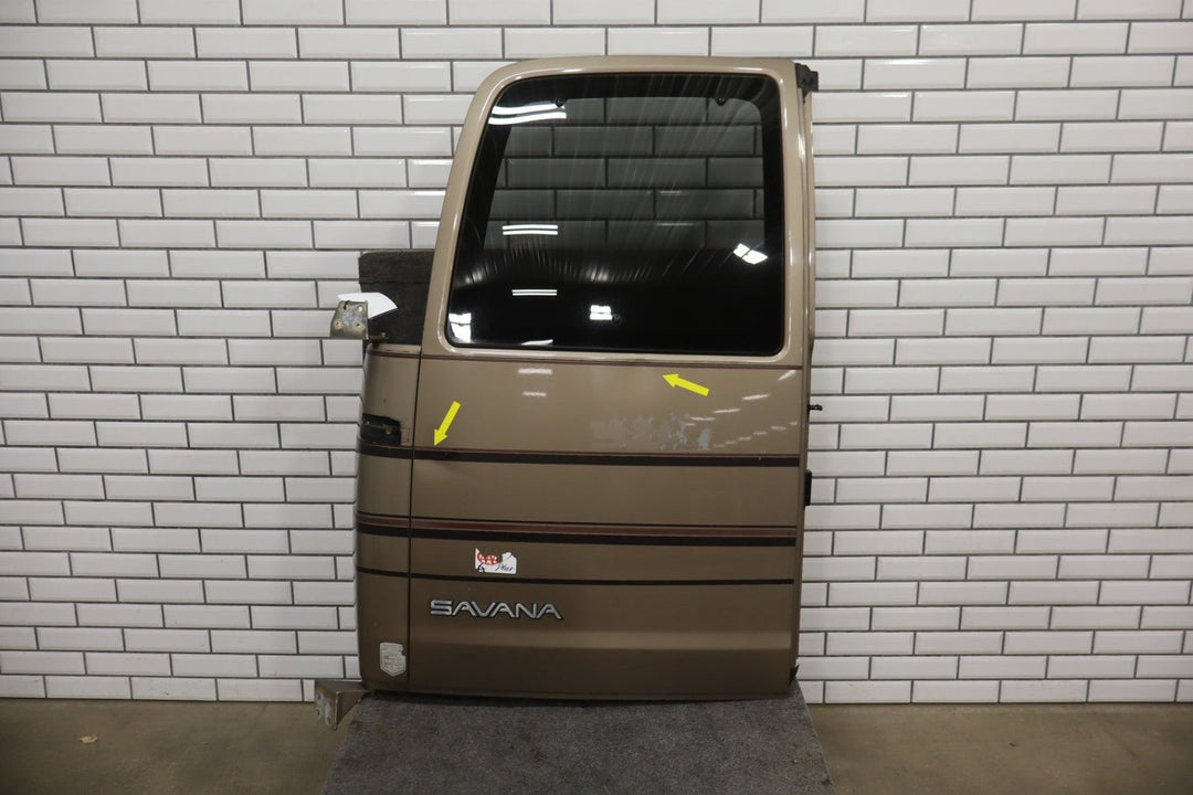 1996 - 2025 GMC Savana Chevrolet Express Left Rear Back Barn Door W/ Glass Custom