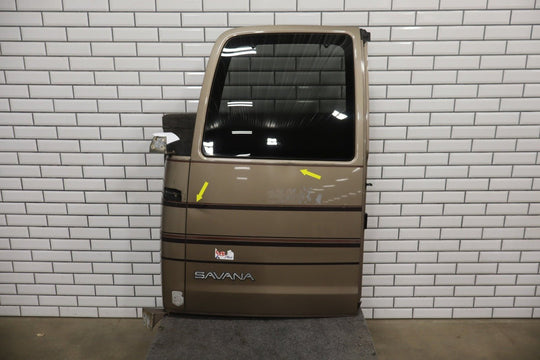1996 - 2025 GMC Savana Chevrolet Express Left Rear Back Barn Door W/ Glass Custom