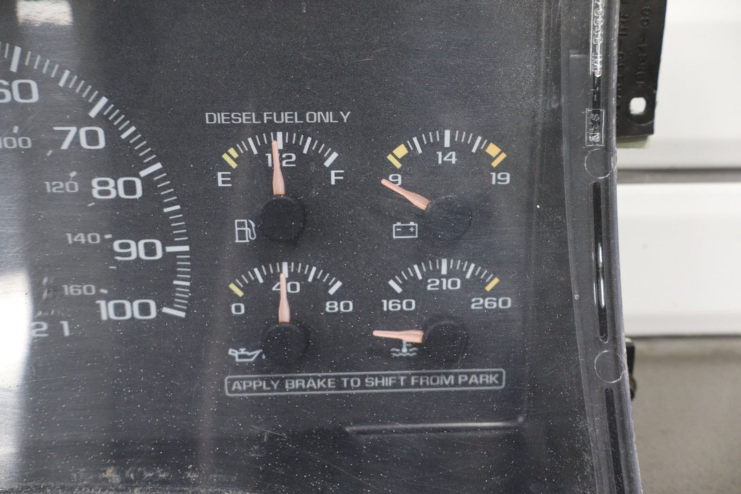 1996 Chevy GMC GMT400 6.5L Diesel Speedometer Cluster OBS 75K OEM