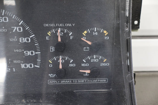 1996 Chevy GMC GMT400 6.5L Diesel Speedometer Cluster OBS 75K OEM