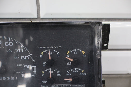 1996 Chevy GMC GMT400 6.5L Diesel Speedometer Cluster OBS 75K OEM