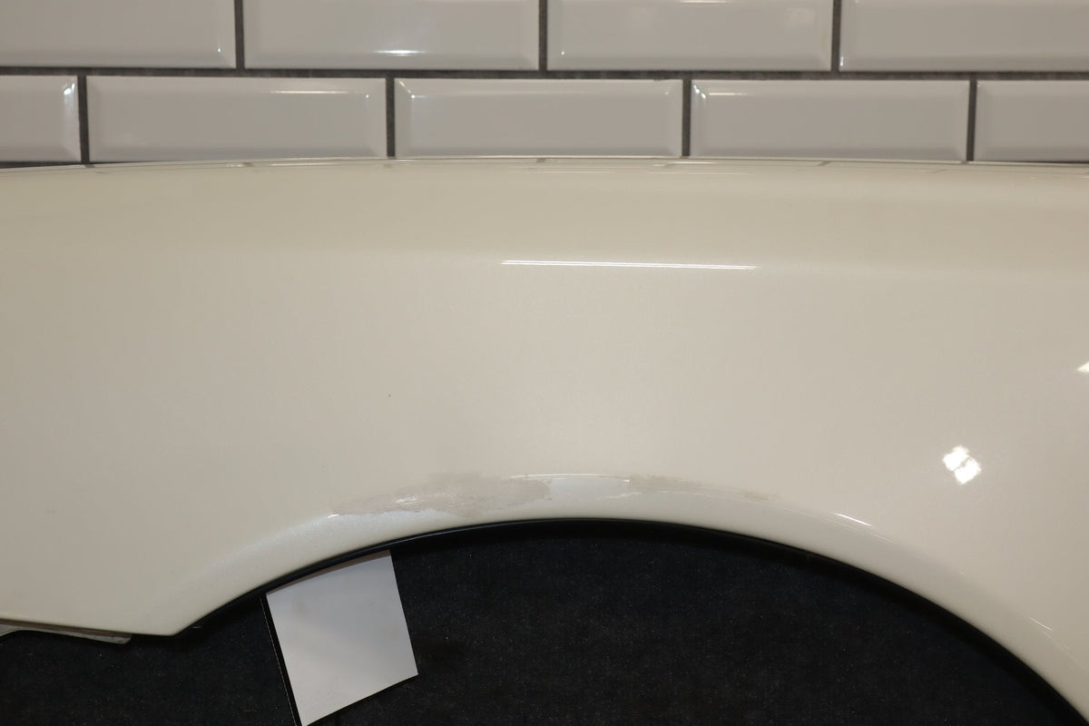 1996 Toyota Crown Left Fender White 2BK OEM JZS151 w Molding