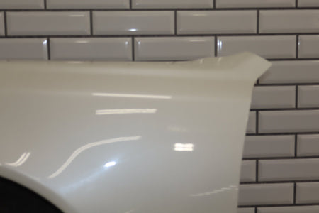 1996 Toyota Crown Left Fender White 2BK OEM JZS151 w Molding