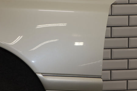 1996 Toyota Crown Left Fender White 2BK OEM JZS151 w Molding