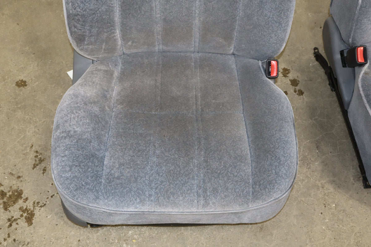1996 Toyota Crown Royal Grey Cloth Seat Set Power FD10 OEM JZS151 Complete