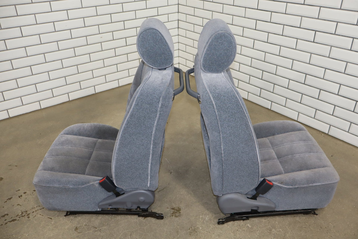 1996 Toyota Crown Royal Grey Cloth Seat Set Power FD10 OEM JZS151 Complete