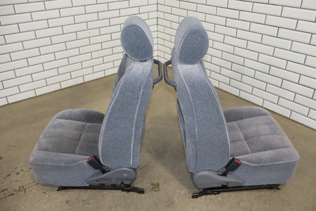 1996 Toyota Crown Royal Grey Cloth Seat Set Power FD10 OEM JZS151 Complete