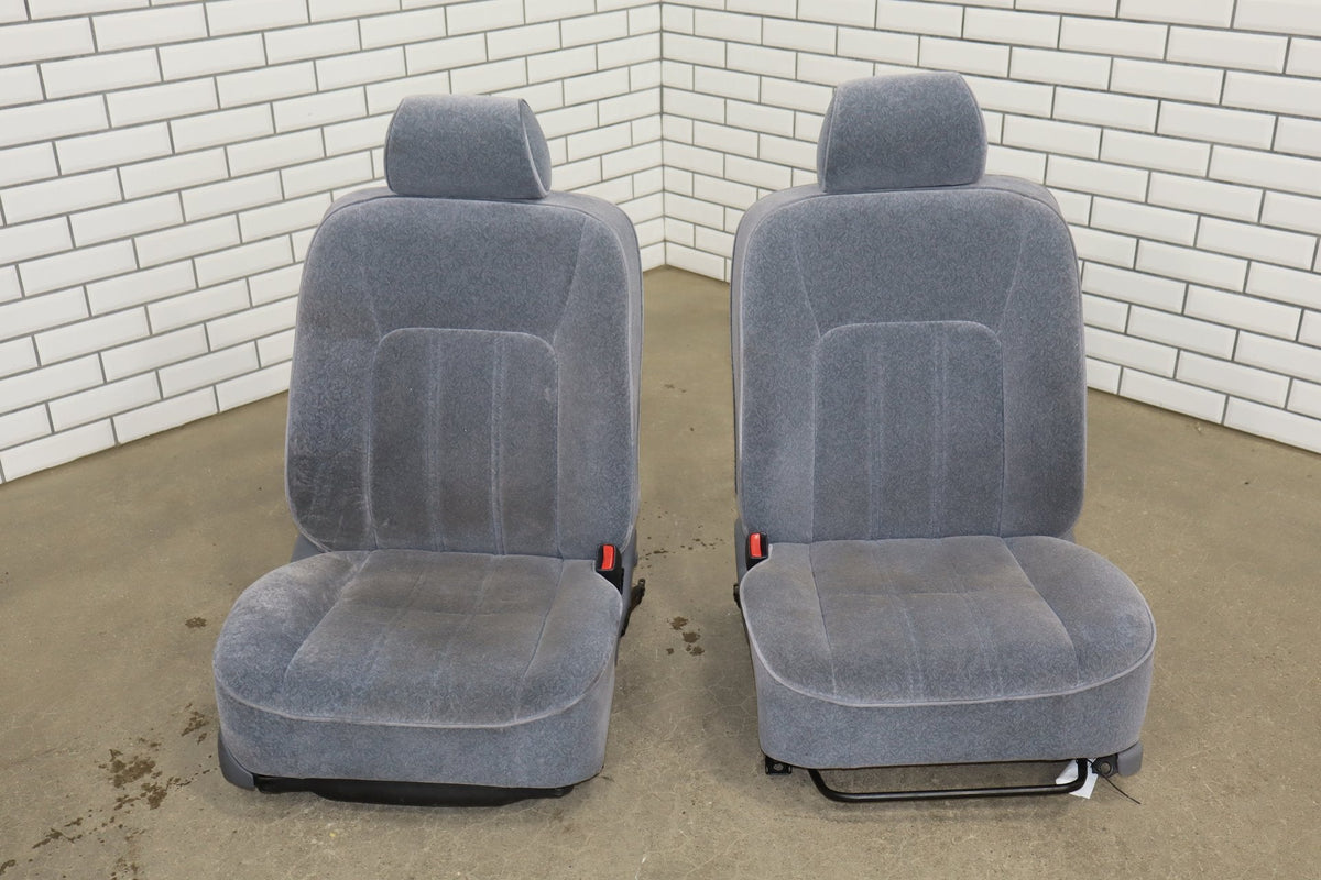 1996 Toyota Crown Royal Grey Cloth Seat Set Power FD10 OEM JZS151 Complete