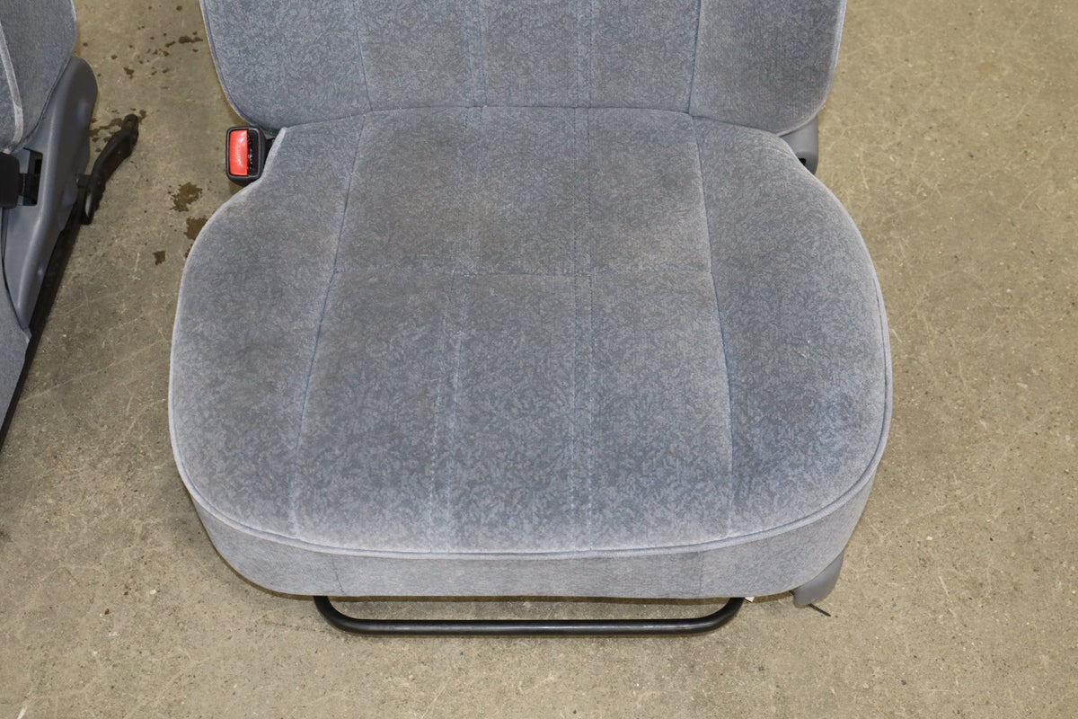 1996 Toyota Crown Royal Grey Cloth Seat Set Power FD10 OEM JZS151 Complete
