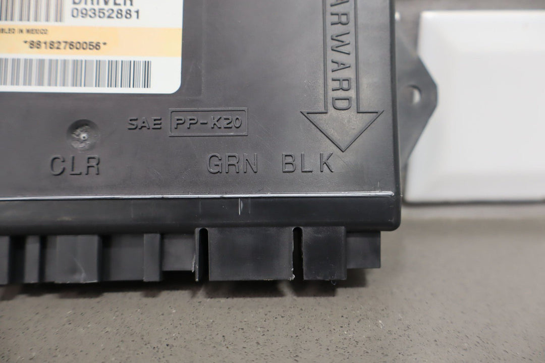 1997 - 1999 C5 Corvette Driver Left Theft Locking Door Control Module