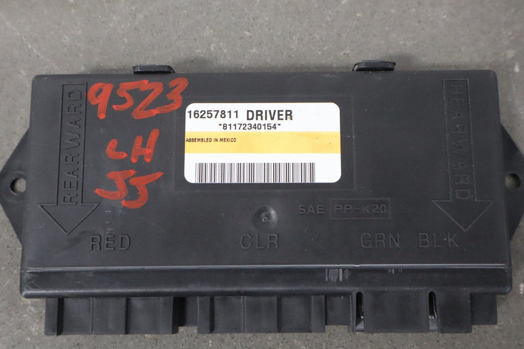 1997 - 1999 Chevrolet Corvette C5 Driver Door Control Module 09352881