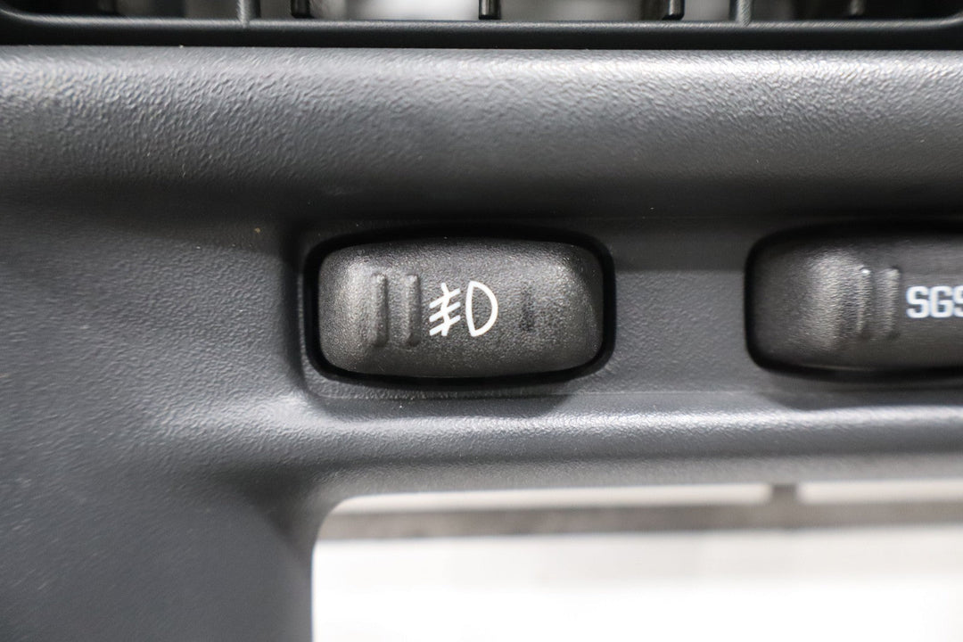 1997 - 1999 Chevy Camaro OEM Radio Bezel Trim W/ Vents & Fog Light Button