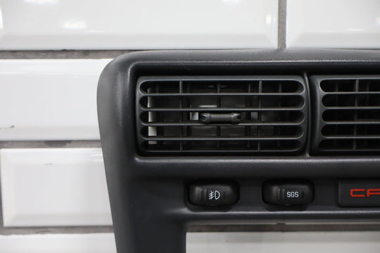 1997 - 1999 Chevy Camaro OEM Radio Bezel Trim W/ Vents & Fog Light Button