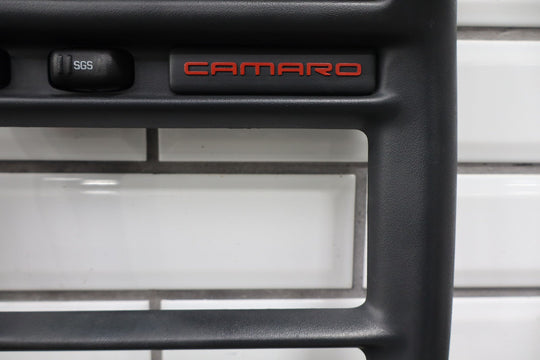 1997 - 1999 Chevy Camaro OEM Radio Bezel Trim W/ Vents & Fog Light Button
