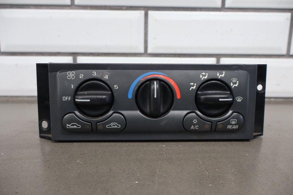 1997-2002 Chevrolet Corvette C5 Manual Heater Temperature Climate Control
