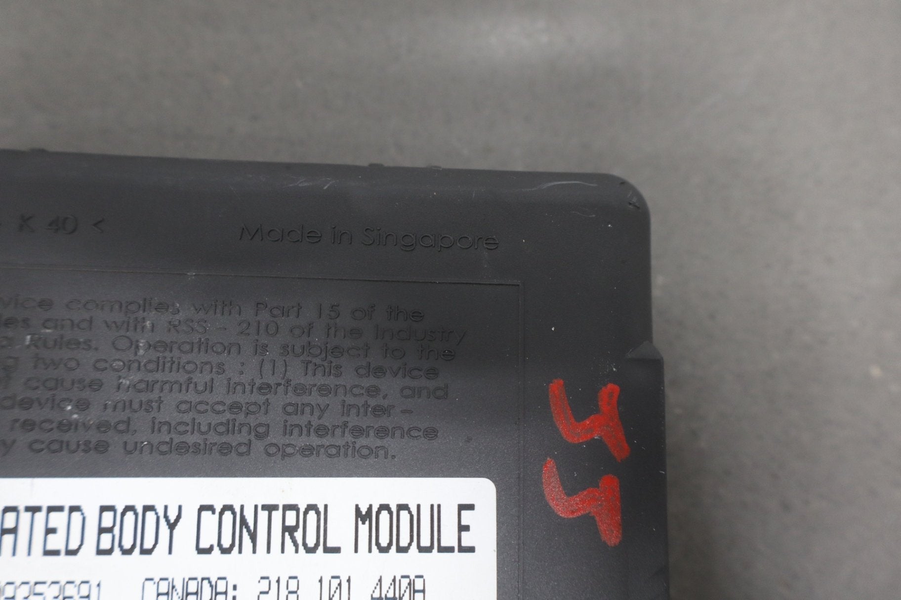 1997-2002 Pontiac Firebird, Chevrolet Camaro Body Control Module 09353691
