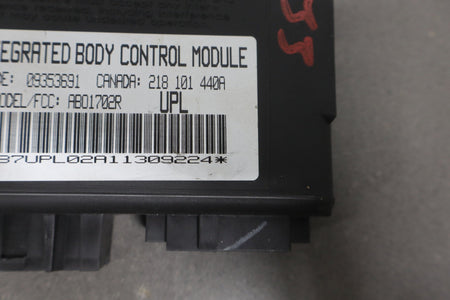 1997-2002 Pontiac Firebird, Chevrolet Camaro Body Control Module 09353691