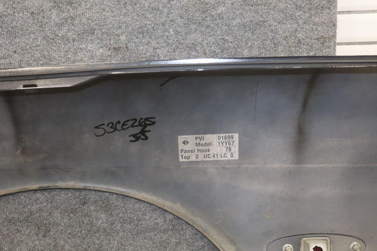 1997 - 2004 C5 Corvette Convertible Right RH Passenger Quarter Panel