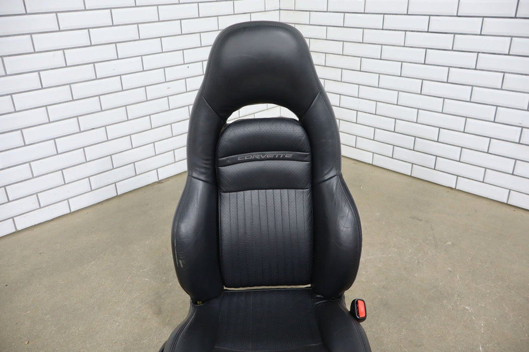 1997 - 2004 C5 Corvette Single (1) Right Passenger Black Leather Bucket Seat