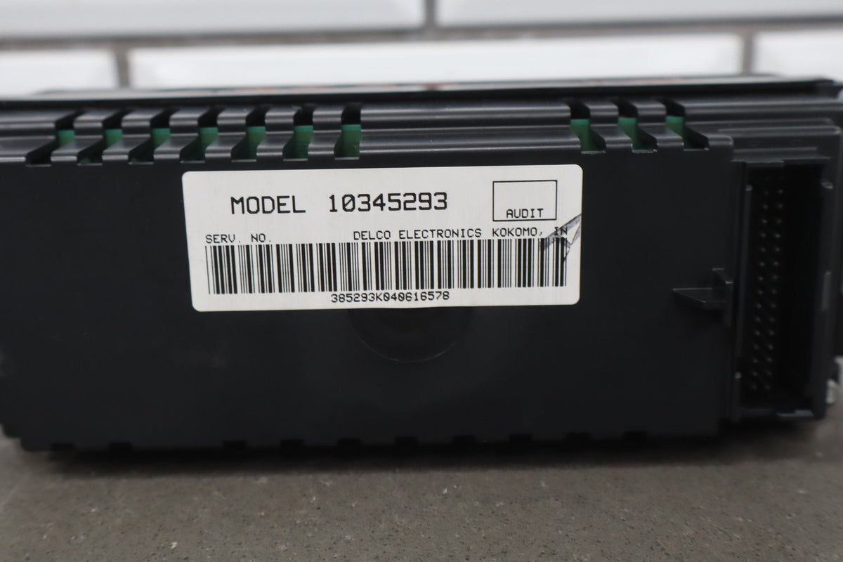 1997-2004 Chevrolet Corvette Automatic Temperature Climate Control CJ2