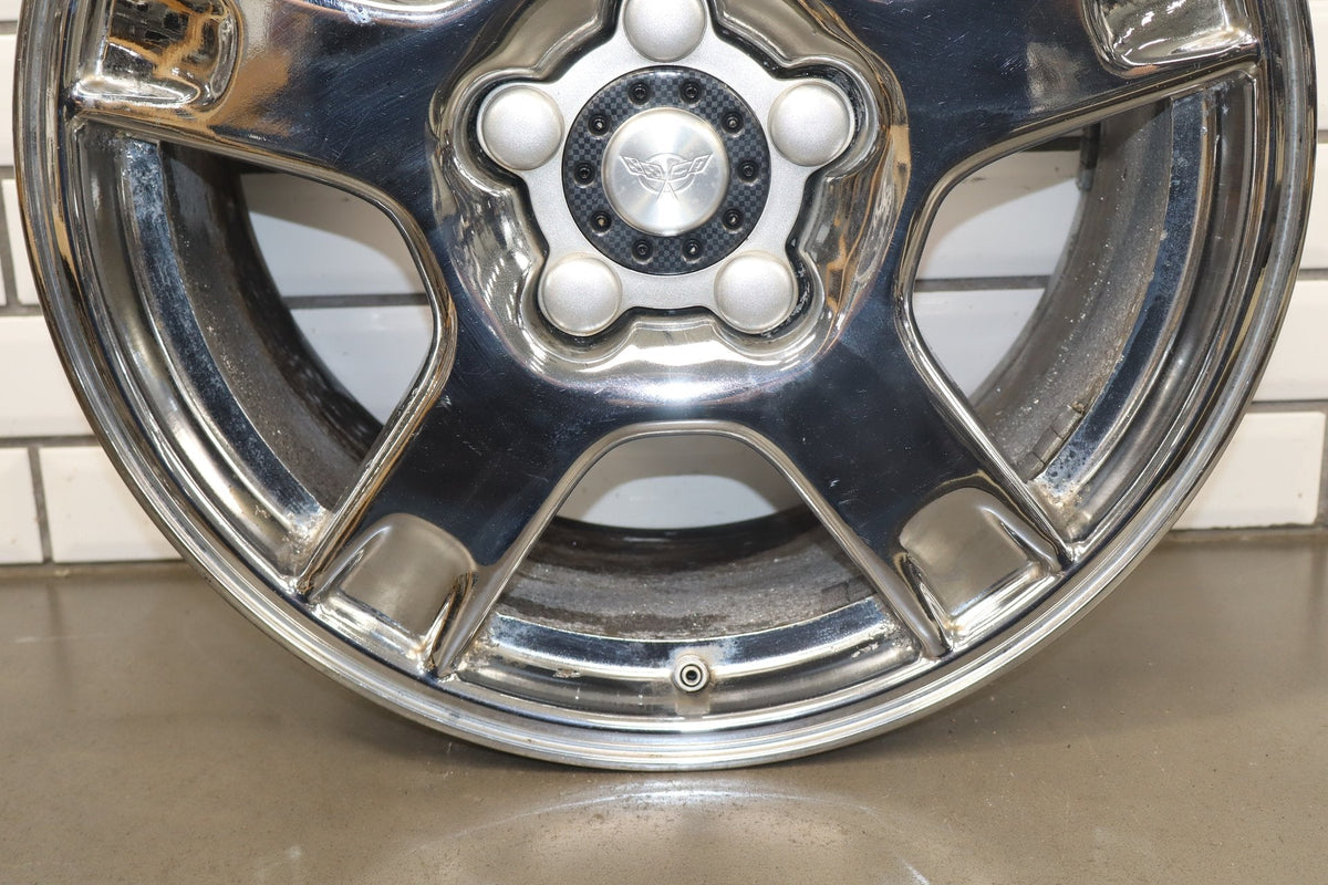 1997-2004 Chevrolet Corvette C5 18x9.5 Chrome Wheel LH Rear