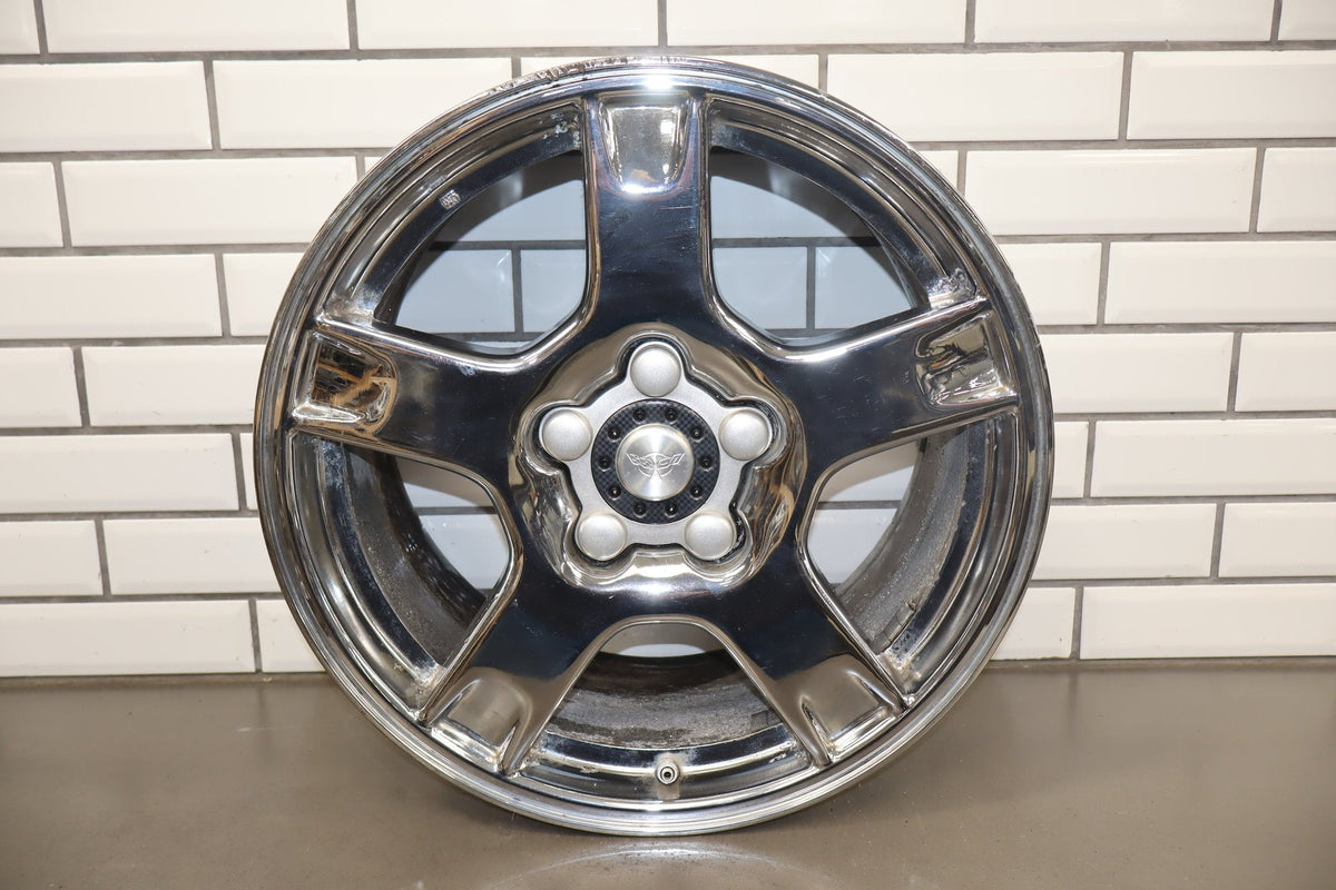 1997-2004 Chevrolet Corvette C5 18x9.5 Chrome Wheel LH Rear