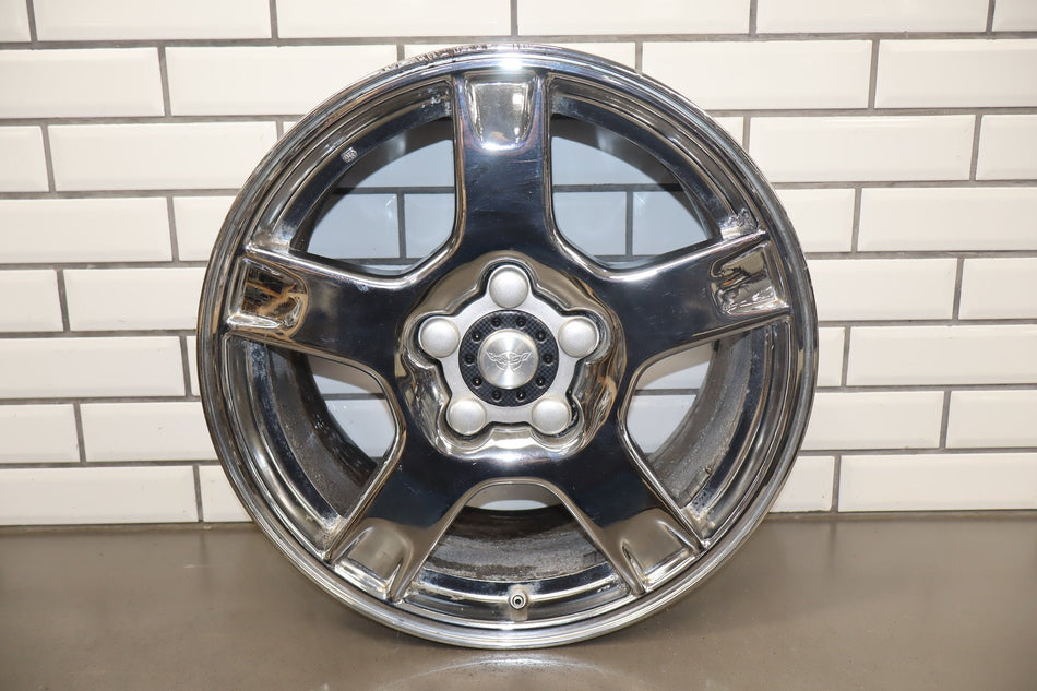 1997-2004 Chevrolet Corvette C5 18x9.5 Chrome Wheel LH Rear