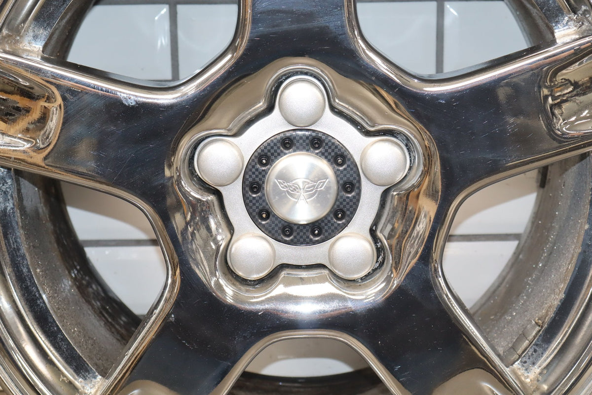 1997-2004 Chevrolet Corvette C5 18x9.5 Chrome Wheel LH Rear