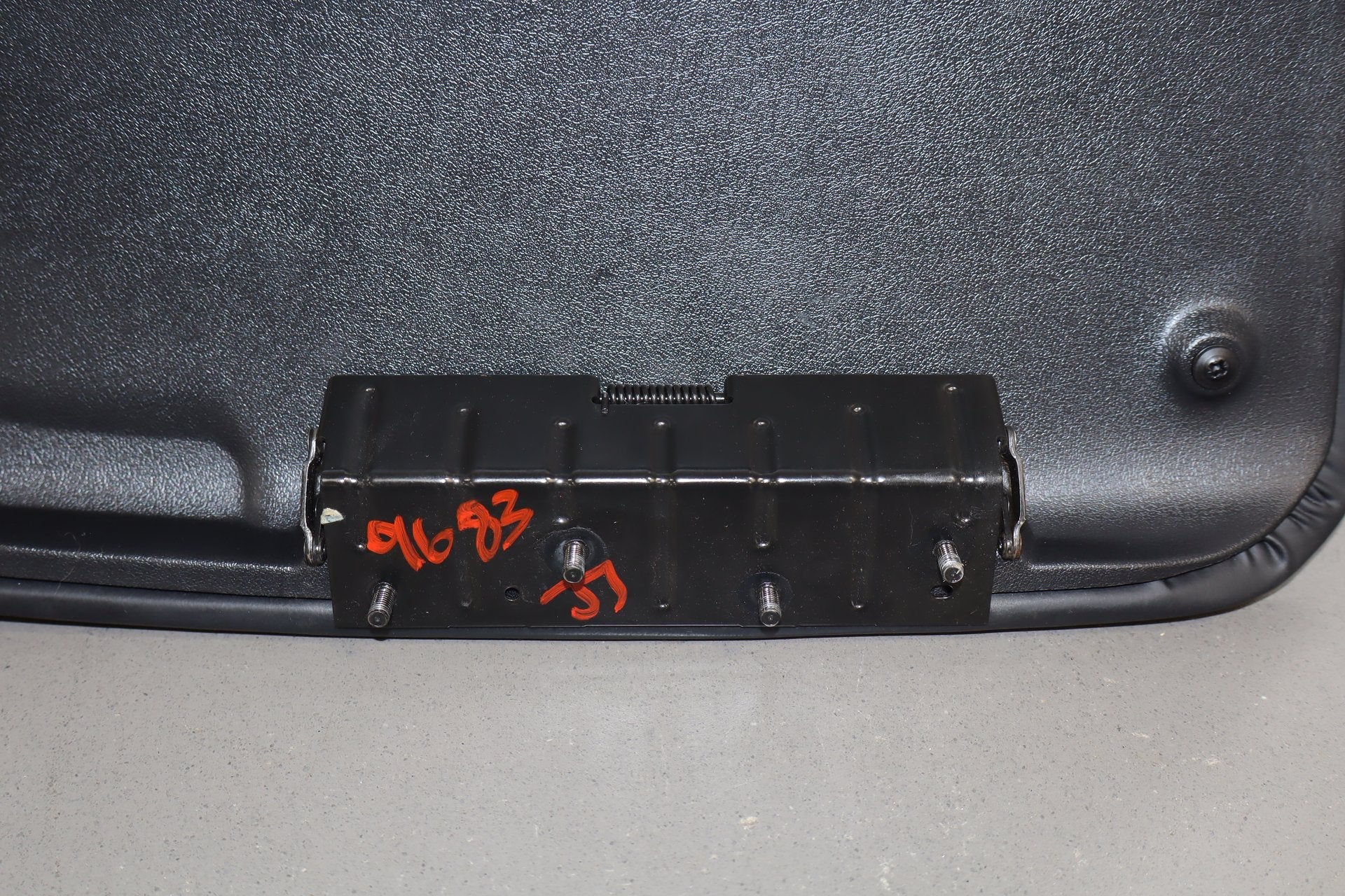 1997-2004 Chevrolet Corvette C5 Center Console Lid Cover Black- Dimpled
