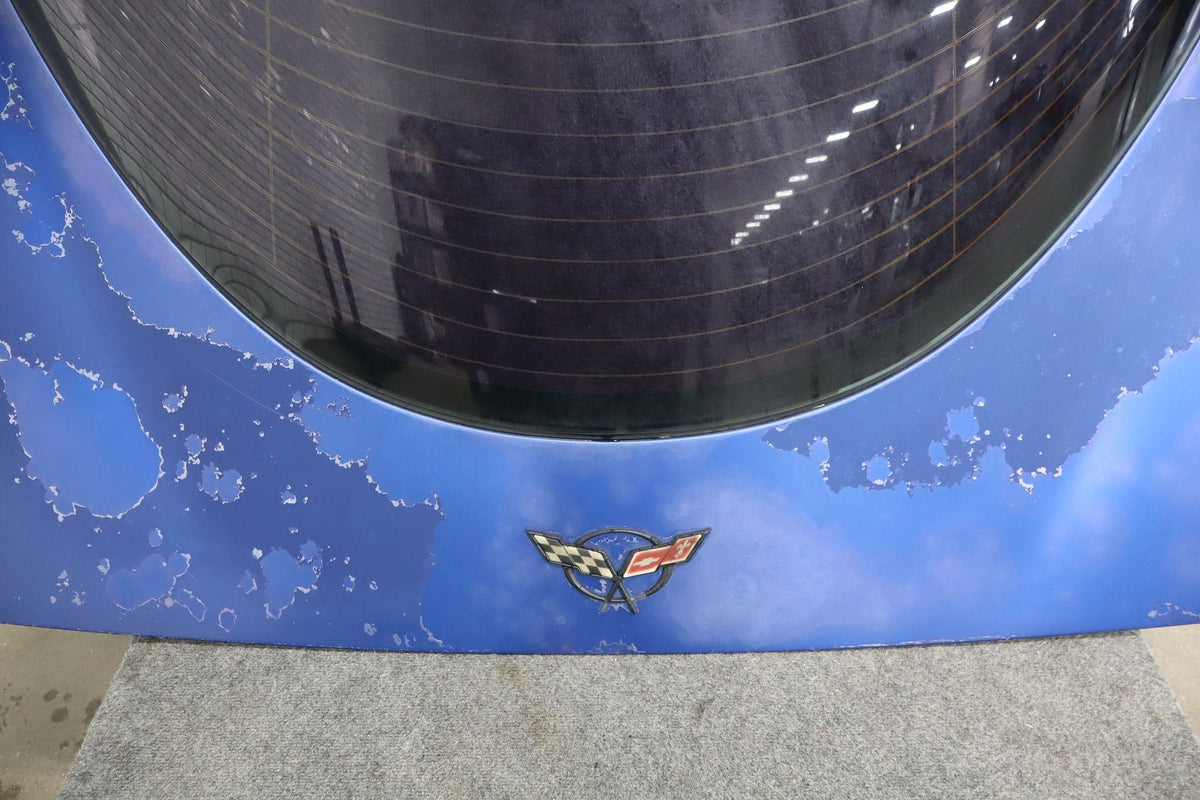 1997-2004 Chevrolet Corvette C5 Coupe/ Hatchback Rear Window Lid Electron Blue 21