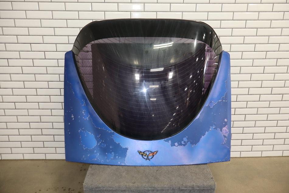 1997-2004 Chevrolet Corvette C5 Coupe/ Hatchback Rear Window Lid Electron Blue 21