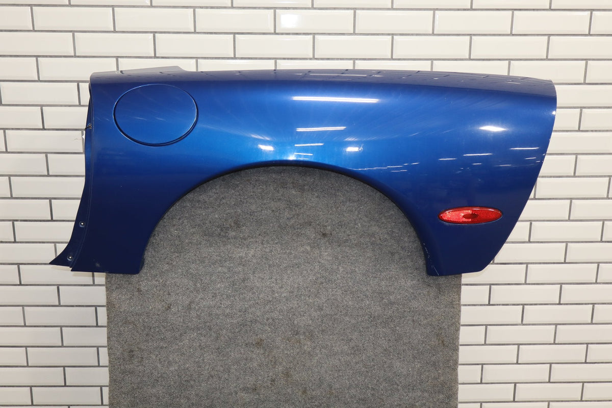 1997-2004 Chevrolet Corvette C5 Coupe Left Driver Quarter Panel Electron Blue 21