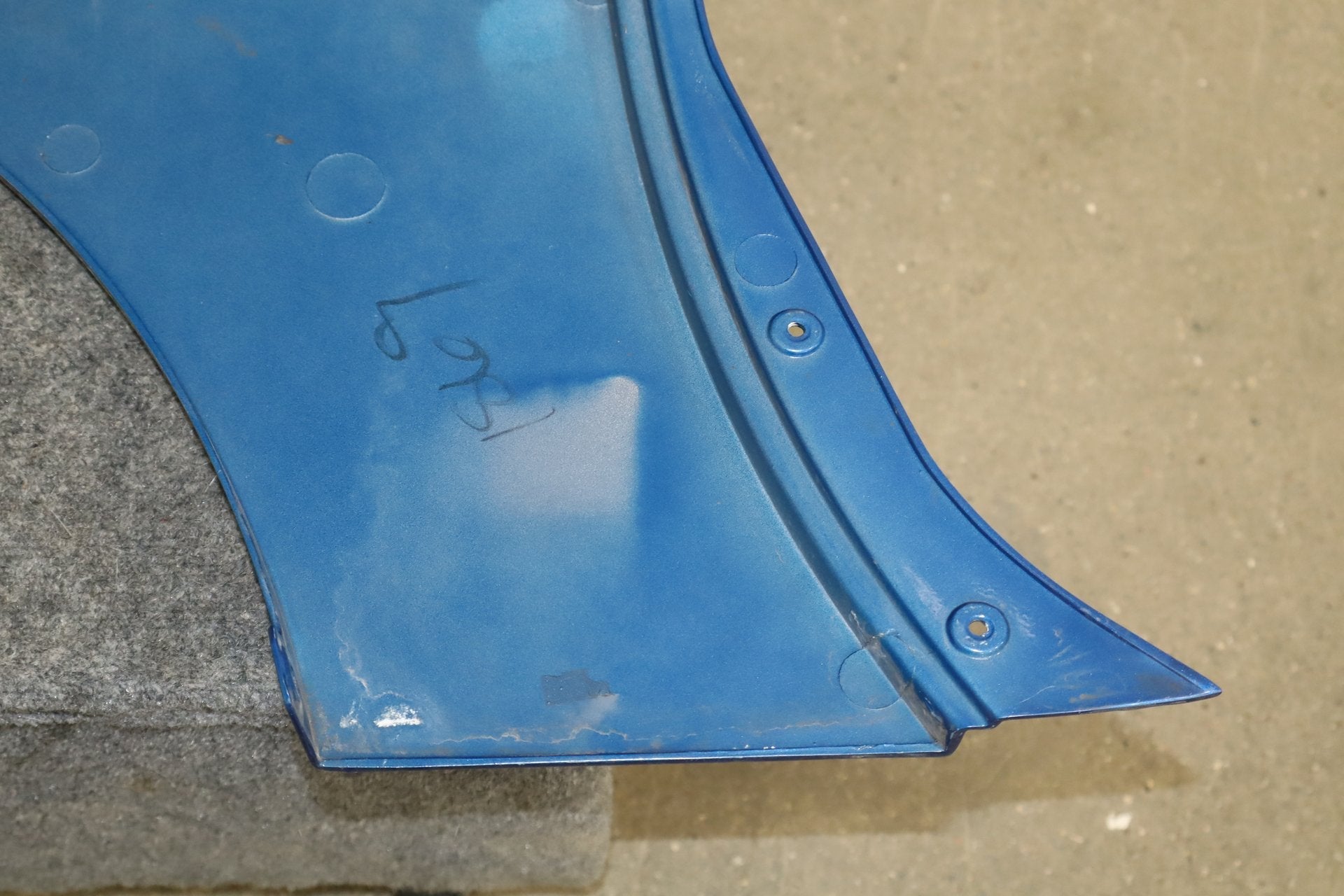 1997-2004 Chevrolet Corvette C5 Coupe Left Driver Quarter Panel Electron Blue 21