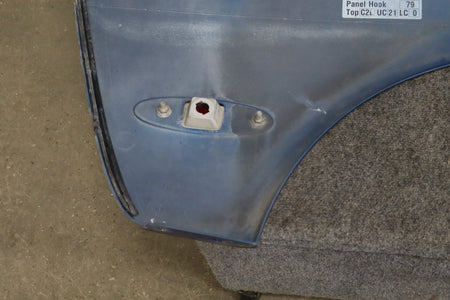 1997-2004 Chevrolet Corvette C5 Coupe Left Driver Quarter Panel Electron Blue 21