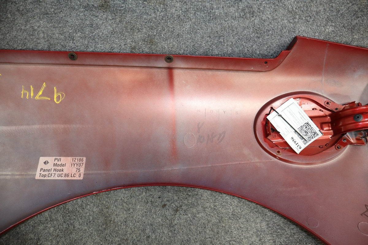 1997-2004 Chevrolet Corvette C5 Coupe Left Driver Quarter Panel Magnetic Red 86