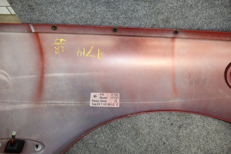 1997-2004 Chevrolet Corvette C5 Coupe Left Driver Quarter Panel Magnetic Red 86