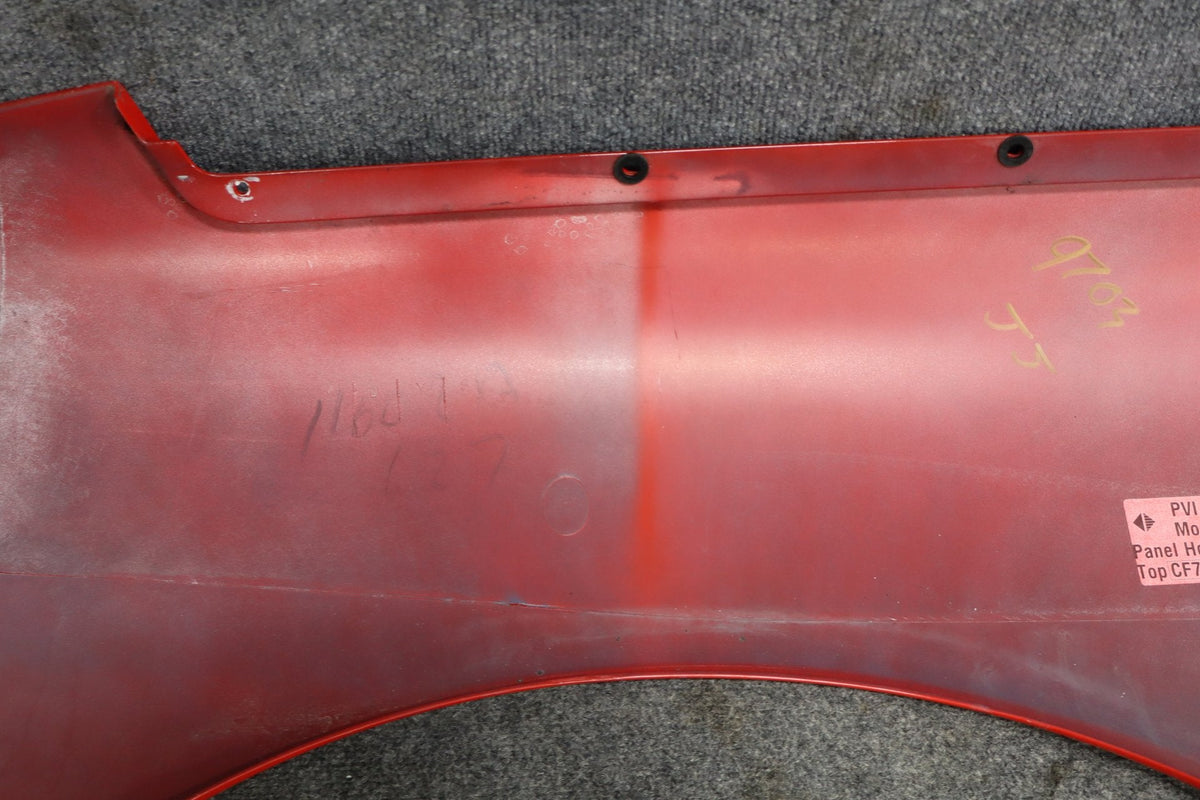 1997-2004 Chevrolet Corvette C5 Coupe Left Driver Quarter Panel Torch Red 70