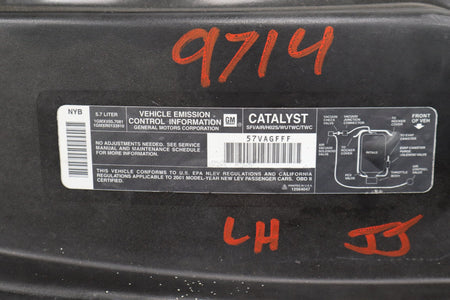1997-2004 Chevrolet Corvette C5 - Driver Left Wheelhouse Panel