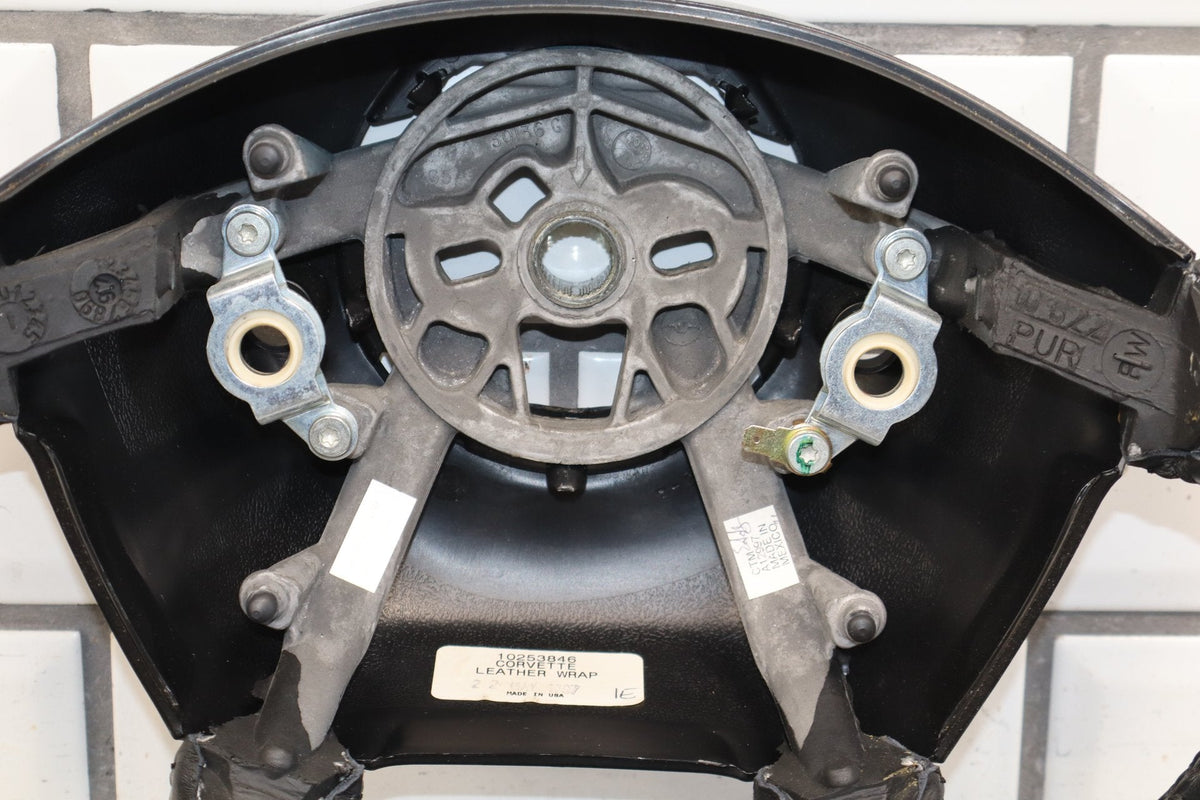 1997-2004 Chevrolet Corvette C5 Leather Steering Wheel Black