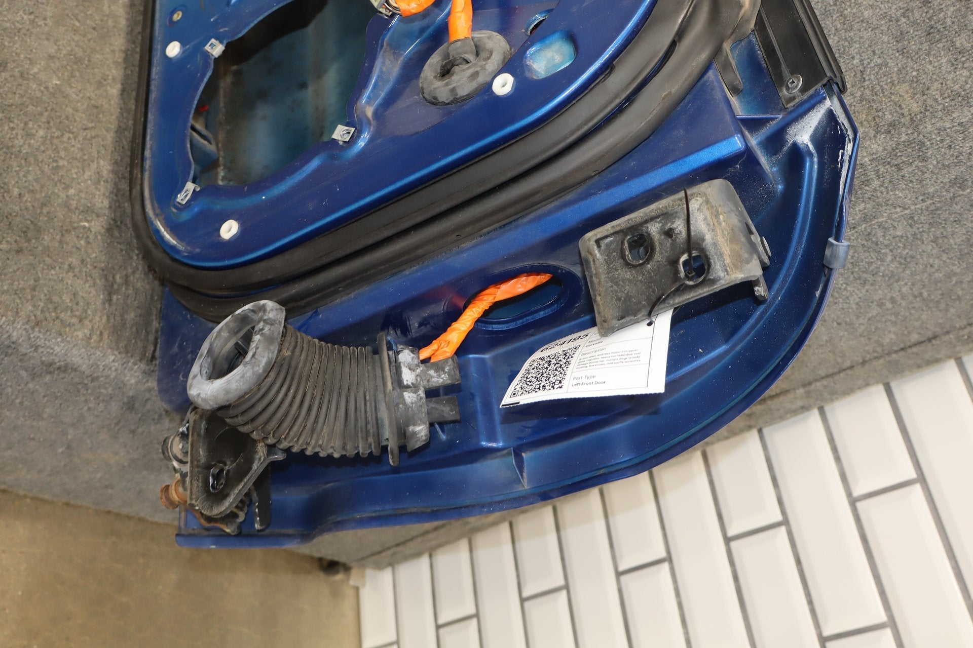 1997-2004 Chevrolet Corvette C5 Left Front Door Electron Blue 21
