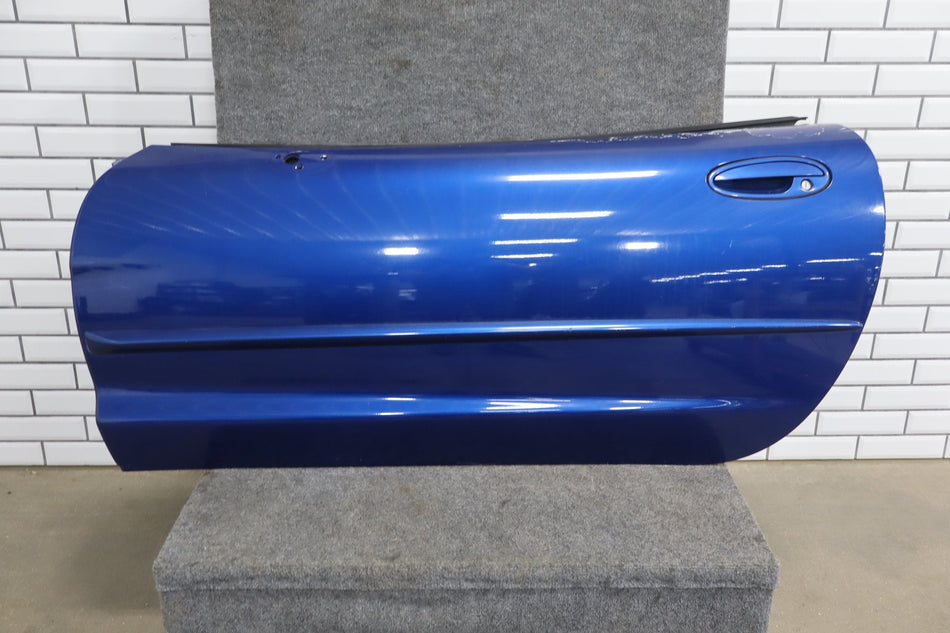 1997-2004 Chevrolet Corvette C5 Left Front Door Electron Blue 21