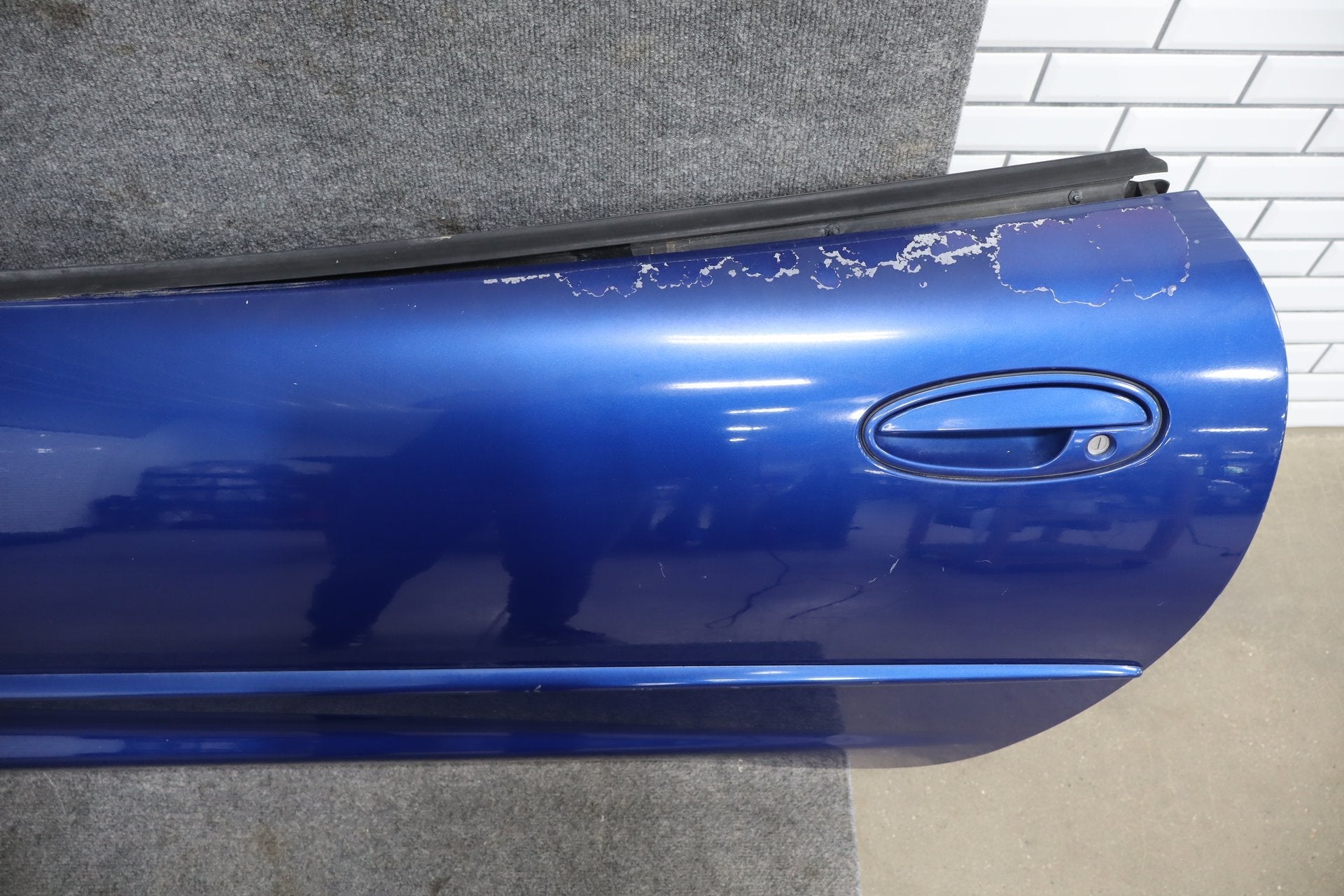 1997-2004 Chevrolet Corvette C5 Left Front Door Electron Blue 21