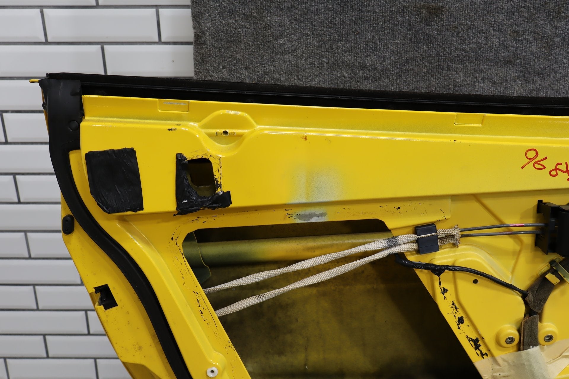 1997-2004 Chevrolet Corvette C5 Left Front Door Millenium Yellow 79