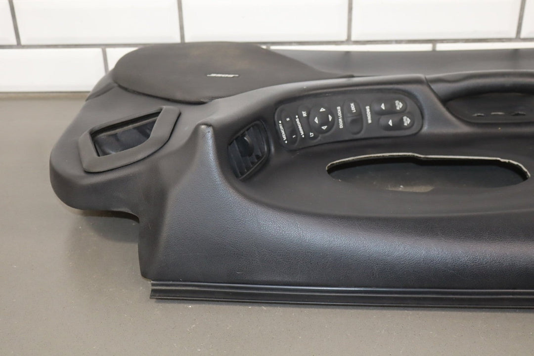 1997 - 2004 Chevrolet Corvette C5 Left Front Door Trim Panel Black