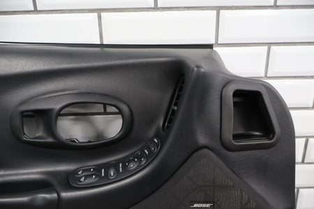 1997-2004 Chevrolet Corvette C5 Left Front Door Trim Panel Black